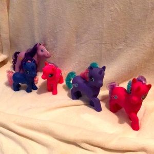 Set of 5 My Little Pony Unicorns